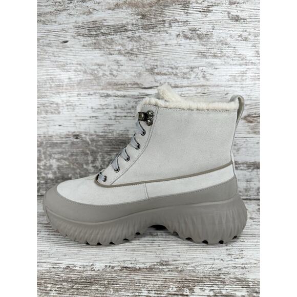 Women's Cole Haan 5.Zerogrand Flurry Hiker Gray Waterproof Winter Boots Sz 8.5B - Picture 3 of 9